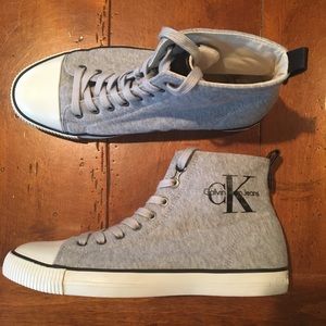 Calvin Klein Grey High Top Sneakers